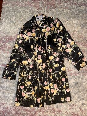 Christian Dior vintage floral robe S